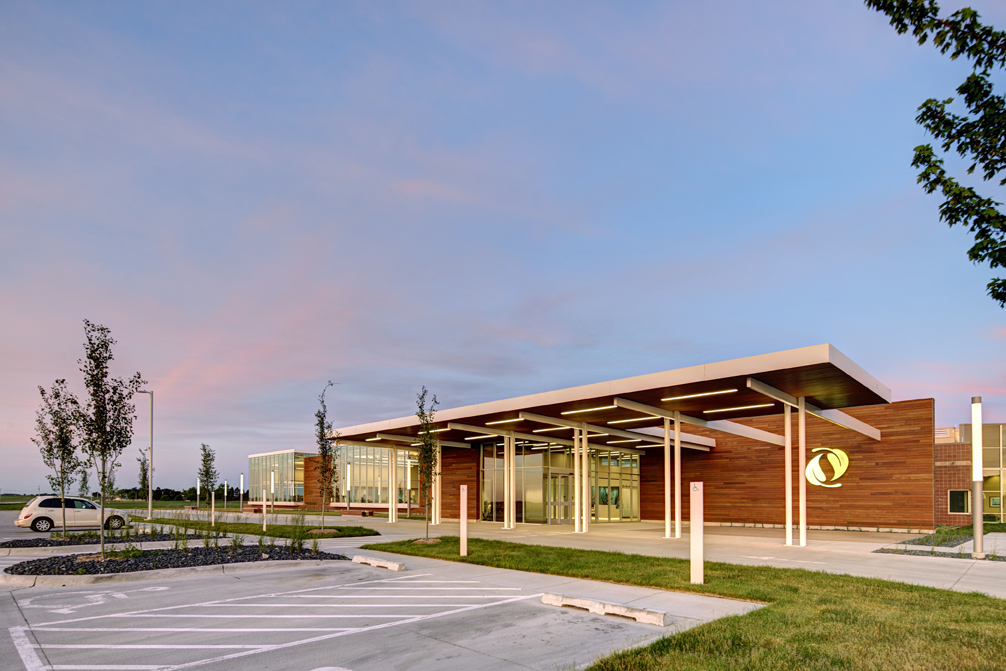 Story County Medical Center Outpatient Unit Expansion in Nevada, Iowa, received a Healthcare Design Award from the American Institute of Architects Academy of Architecture for Health. <br>Photo © Cameron Campbell, Integrated Studio