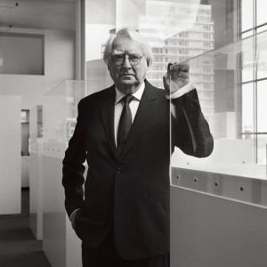 When Richard Meier (shown here) stepped down in the wake of the sexual assault allegations, Bernhard Karpf was appointed as managing principal. Karpf has since then left the firm. Photo courtesy Instagram (@richardmeierpartners)