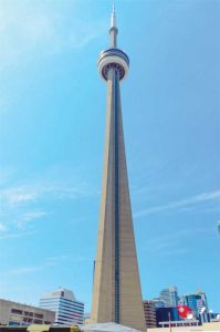Completed in 1976 in concrete, the CN Tower in Toronto, Canada, held the record as the tallest freestanding structure in the world for three decades.