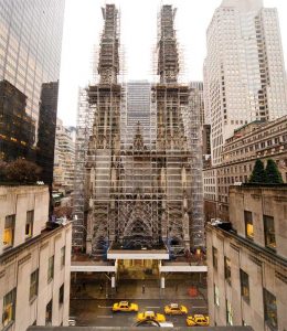 The extensive recent restoration of New York City’s landmark St. Patrick’s Cathedral, led by Murphy Burnham & Buttrick Architects (MBB), focused on stabilizing the structure and creating a better experience for clergy, visitors, and worshippers. Photo © Chris La Putt