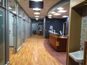 Smart building design at Duke University Medical Center extends to professional as well as patient areas.