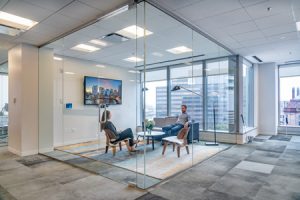 Architecture firm Tria designs a collaborative, open-office environment for Boston-based real estate firm Cresa. Photo © Warren Patterson Photography