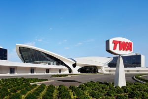 The Trans World Airlines (TWA) hotel opens inside the JFK airport in New York City. Photo courtesy TWA Hotel/David Mitchell