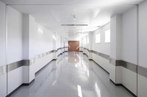 Current model codes do not require double-egress pairs in health care smoke barriers to be fire door assemblies, or to have positive-latching hardware or gasketing.
