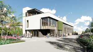 Co|Lab, a new facility with Leadership in Energy and Environmental Design (LEED) Platinum certification in Falls Church, Virginia, seeks to incubate solutions to complex building challenges. Image courtesy William McDonough + Partners