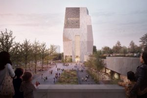 The Obama Presidential Center, to be located at Jackson Park in Chicago’s South Side, is in the final stages of approval. Image courtesy the Obama Foundation