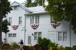 The Harry S. Truman Little White House in Key West, Florida, is restoring its historic roof. Image © Judson McCranie. Image courtesy Wikimedia Commons