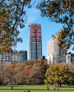 A New York State Supreme Court judge has ruled that as many as 20 floors be deconstructed from the top of the 200 Amsterdam Avenue building in Manhattan. Photo courtesy Field Condition Instagram