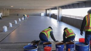 The fast cure properties of PUMA or PMMA coating technology systems are quite appealing to the owners of income-generating parking garages where a multiday shutdown to install a urethane system is not an option.