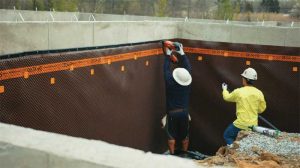 Drainage boards today consist of an extruded dimple plastic core attached to a filter fabric.