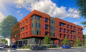 The Architectural Team (TAT) is designing a new apartment community for low-income seniors in Boston, Massachusetts, using Passive House construction. Image courtesy TAT