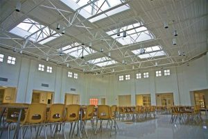 This school application shows how a use of and need for natural light can be worked into the structure of the building. Photos courtesy Wasco