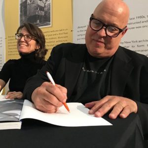 Angela Brooks, FAIA, LEED AP, ENV SP, and Lawrence Scarpa, both from Brooks + Scarpa have won the Civita Institute’s Partners in Design Climate Action Fellowship. Photo via Brooks + Scarpa Twitter