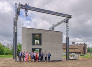 Belgium-based Kamp C has printed one of the world’s first 3D house in one piece. Photo © Kamp C/Jasmien Smets