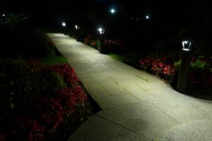 Solar lighting bollards do not require expensive trenching.