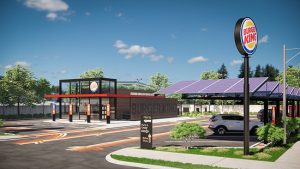 Burger King reveals new restaurant designs for enhanced guest experience in the COVID world. Designs include touchless features, mobile order, and curbside pick-up. Image courtesy Business Wire