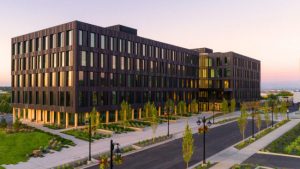Catalyst, one of North America’s largest zero-energy and first zero-carbon buildings, opens in new Spokane, Washington, eco-district. Photo courtesy Catalyst