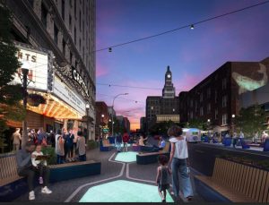 A new master plan for Davenport, Iowa, is offering a model for energizing small-city downtowns across the United States. Image courtesy Downtown Davenport Partnership