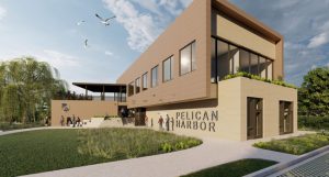 Stiles Architectural Group (SAG) is designing the new Pelican Harbor Seabird Station and Deeks’ Wildlife Center in Miami, Florida, inspired by nature. Rendering courtesy SAG/Seabird Station
