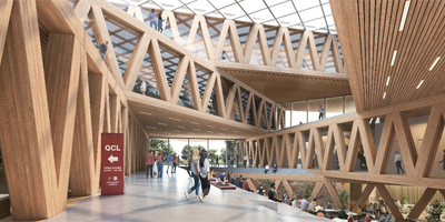 California college's new building to feature a Jenga-like design