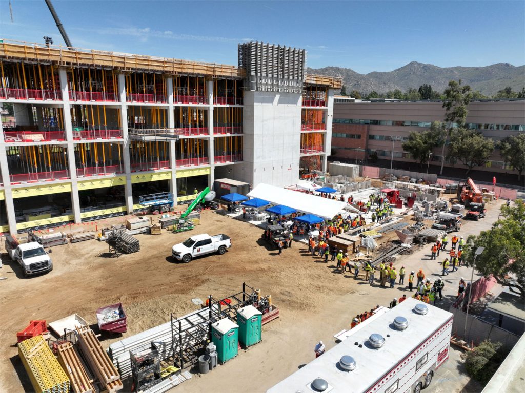University building under construction