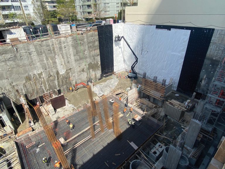 Blindside waterproofing and at-grade transitions - Construction Specifier