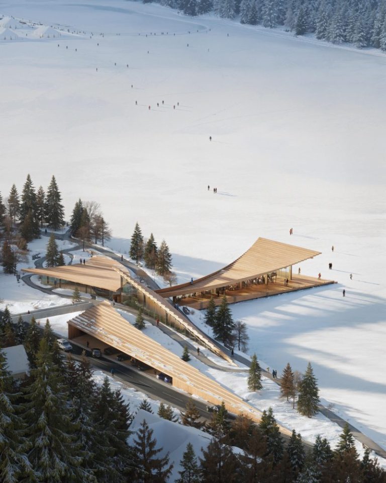 Wooden landmark blends architecture and landscape - Construction Specifier